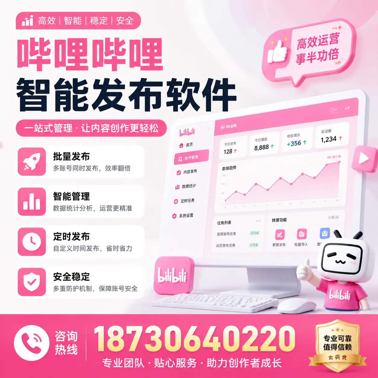 如何评估哔哩哔哩智能发布软件的ROI？阿坝 企业必读